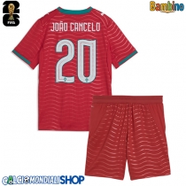 Maglie da calcio Portogallo Joao Cancelo #20 Prima Maglia Bambino Mondiali 2026  Manica Corta (+ Pantaloni corti)